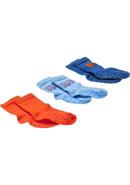 Erkek 3lü Kaydırmaz Çorap Erkek Bebek