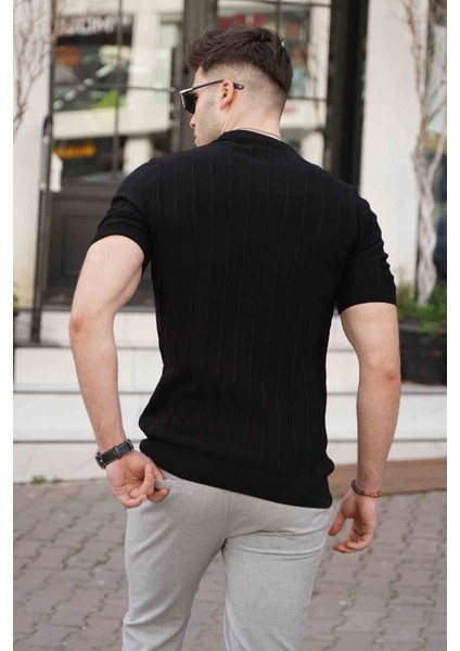 Erkek Siyah Tişört 5684