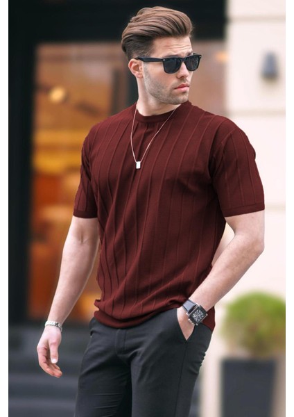 Erkek Bordo Tişört 5684 fiyatları