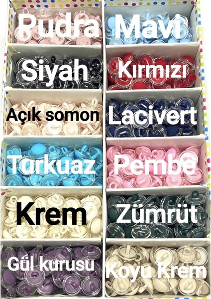 Bebek Düğmesi / Mat Model / 10 Adet /BEBE03/ fiyatları