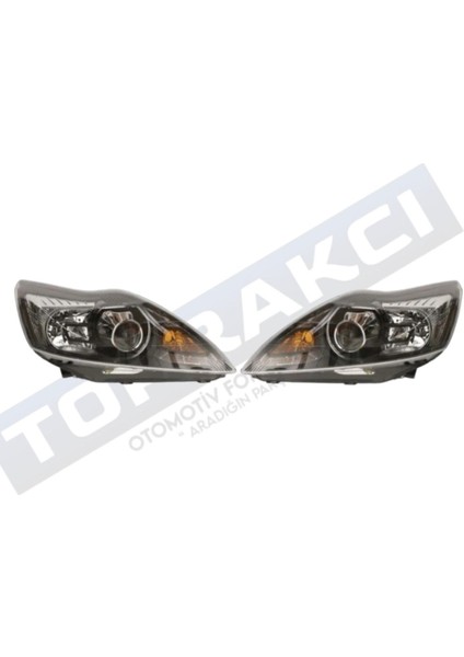 Ön Sağ Sol Far Takımı Siyah Mercekli | Ford Focus 2 ,5 2008-2011
