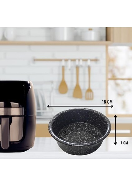 Airfryer Emaye Tencere 3,5-4.1 L ile Uyumlu