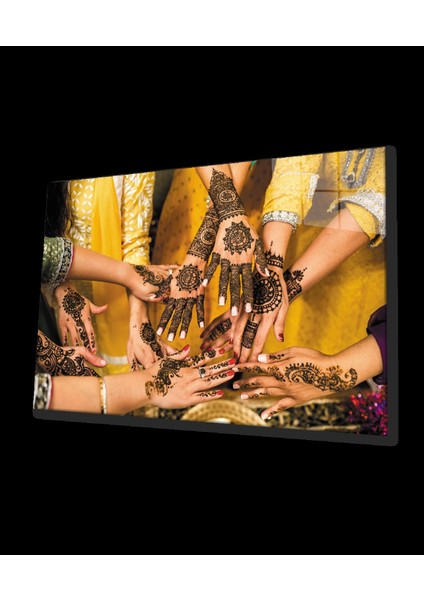 - Hint Kınası Cam Tablo