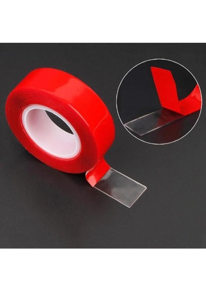 Süper Güçlü Çift Taraflı Montaj Bandı 2'li Avantaj Paketi 16 mm*2MT