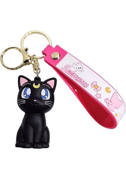 Anime Sailor Moon Anahtarlık Sevimli Figür Bebek Çift Çanta Kolye Anahtarlık Araba Anahtarlık Aksesuarları Oyuncak Hediye Erkekler Kadınlar Arkadaşlar Için Renk:4 (Yurt Dışından)