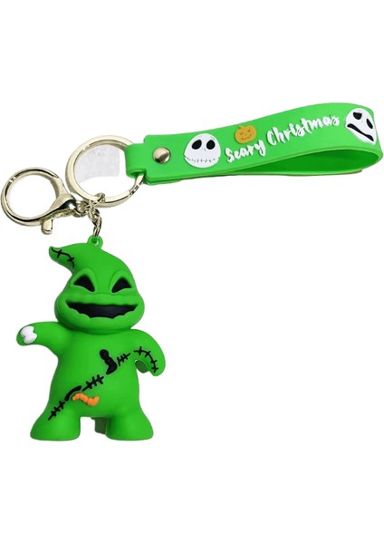 Klasik Karikatür Figür Jack Skellington Anahtarlık Disney Noelden Önce Kabus Bebek Anahtarlıklar Sırt Çantası Aksesuarları Renk:10 (Yurt Dışından)