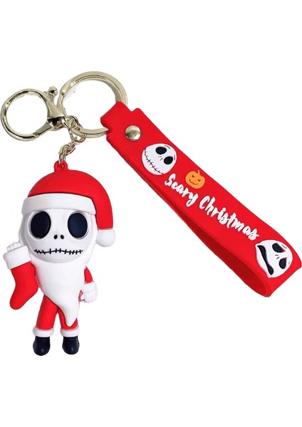 Klasik Karikatür Figür Jack Skellington Anahtarlık Disney Noelden Önce Kabus Bebek Anahtarlıklar Sırt Çantası Aksesuarlarırenk:6 (Yurt Dışından)