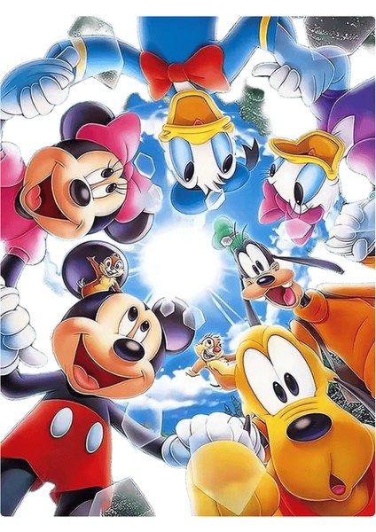 Disney Sayılarla Boyama Kitleri Mickey Mouse Minnie Mouse Sayılarla Boyama Donald Duck Goofy Tuval Üzerine Çizim Pluto Ev Dekorasyonu RENK:DSN-243-ZD/BOYUT(CM):50X65CM Çerçevesiz (Yurt Dışından)