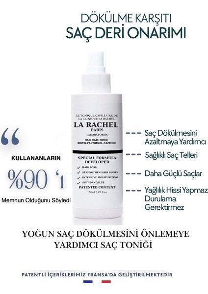 Sağlıklı Uzama EtkiliNem Dengesini Sağlayan Bilimsel Saç Bakım Toniği