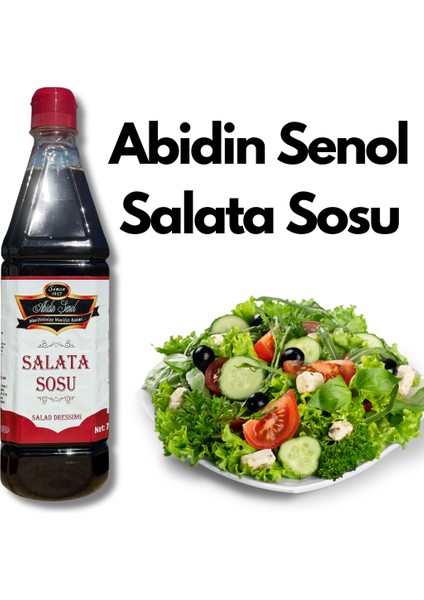 Abidin Şenol Salata Sosu 1000 gr 12 Adet