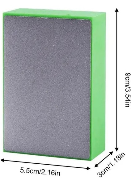 Yeşil Elmas El Parlatma Pedleri 90X55MM Kiremit Cam Aşındırıcı Taşlama Bloğu Pedi Taş Mermer Seramik Aşındırıcı Zımpara Diski Kaplumbağalar (Yurt Dışından)