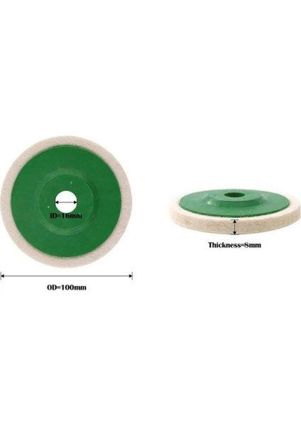 1 Adet 4 Inç 4/5/6/7 Inç Yün Parlatma Çarkı Parlatma Pedleri Açı Öğütücü Keçe Parlatma Pedi Disk Metal Mermer Cam Seramik (Yurt Dışından) fırsatları