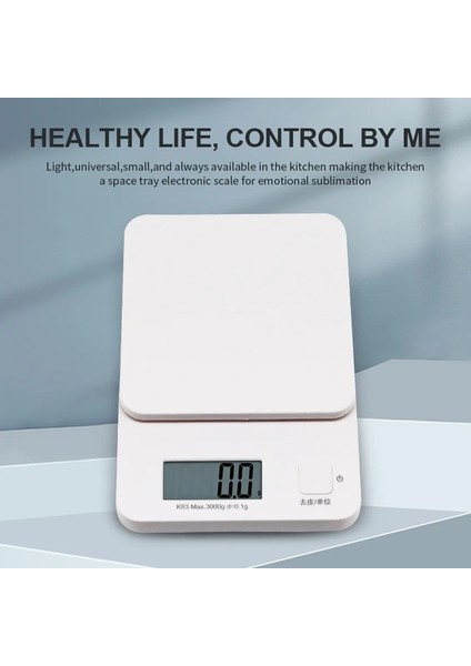 Beyaz 3kg/0.1g Mutfak Terazisi Yemek Pişirmek Için Pişirme Gıda Ölçeği Beyaz Plastik Denge Basit Yaygın Kullanım Etkili Günlük Yaşam (Yurt Dışından) modelleri