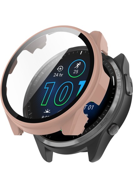 Garmin Forerunner 965 Için Pc+ Sertleştirilmiş Film Izleme Kılıfı (Yurt Dışından)