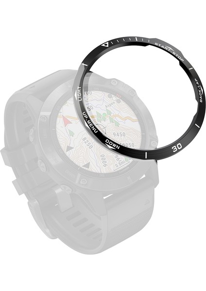 Garmin Fenix ​​6/6 Pro/ 6 Safir Için Ste Bez Yüzük (Yurt Dışından)