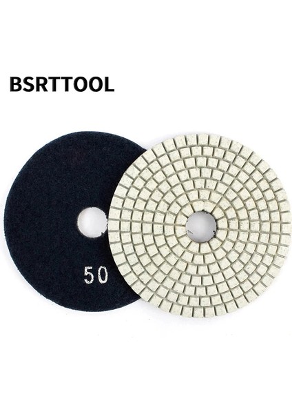 800 Bsrttool 1 Adet 4 Inç 100MM Elmas Parlatma Pedi Taş Beton Granit Araçları Taşlama Diski (Yurt Dışından)