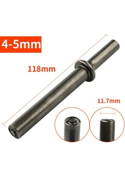 4 5mm Yarı Içi Boş H 1 Adet Pnömatik Perçin Kafası Araçları Yarı Içi Boş Katı Perçin Kafası Pnömatik Çekiç Darbeli Perçin Somunu Aracı Hava Araçları (Yurt Dışından)