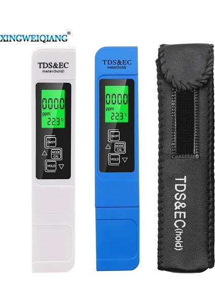 Mavi Değil Arka Işık Taşınabilir Su Tds Metre Kalem Ec Iletkenlik Test Cihazı Su Kalitesi Monitörü Içme Suyu Gübre Konsantrasyonu Için (Yurt Dışından) fiyatları