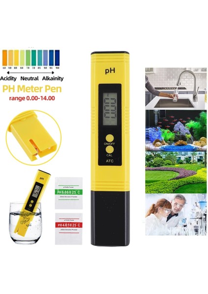 Plastik Kutu ile Ph Metre 0.01 Yüksek Hassasiyetli Su Kalitesi Test Cihazı ile 0-14 Ölçüm Aralığı Uygun Akvaryum Yüzme Havuzu (Yurt Dışından) fırsatları