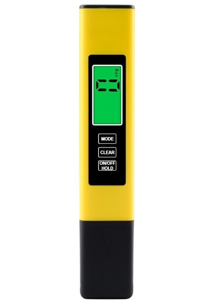 Sarı 3 In 1 Dijital/tds/ec/termometre Ölçer Test Cihazı Kalem Iletkenlik Su Saflık Filtresi Hidroponik Akvaryum Havuz Monitörü (Yurt Dışından)