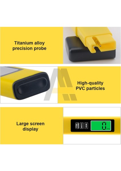 Sarı 3 In 1 Dijital/tds/ec/termometre Ölçer Test Cihazı Kalem Iletkenlik Su Saflık Filtresi Hidroponik Akvaryum Havuz Monitörü (Yurt Dışından) indirimleri