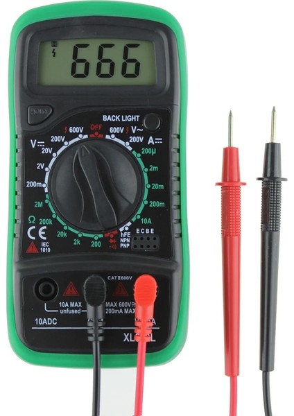 Evrensel Prob 10A XL830L Dijital Multimetre LCD Arka Işık Ac/dc Ampermetre Voltmetre Ohm Gerilim Ölçer Multimetro Otomotiv Elektrik Dmm Test Cihazı (Yurt Dışından) modelleri