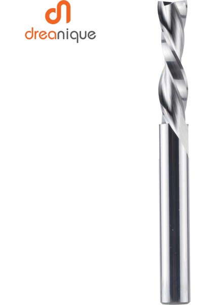WD2F-D3.1-L17 Dreanique 1 Adet Katı Karbür Freze Kesici 3.175 4 6 8mm 2 Flüt Spiral Yönlendirici Bit Karbür End Mill Ahşap Mdf Aşağı Kesim (Yurt Dışından)