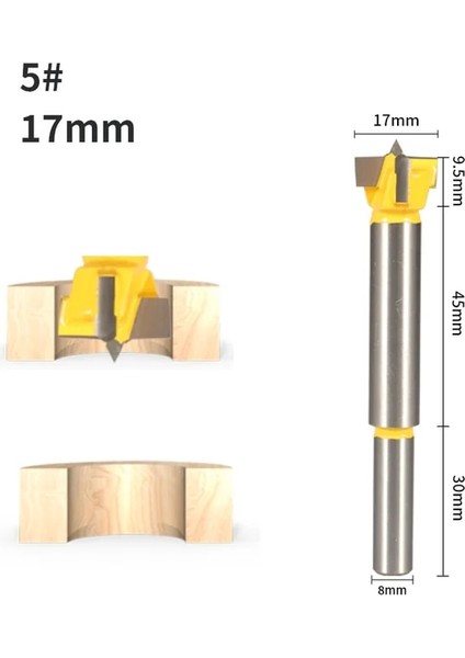 17MM Yusun 14MM-45MM Forstner Matkap Ucu Menteşe Sıkıcı Uçları 2 Bıçak Iki Kesici Yönlendirici Bit Ağaç Işleme Freze Kesicisi Ahşap Yüz Mill (Yurt Dışından)