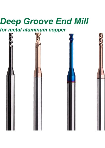 D1.5-L20.0-H04 LN60-3AL 1 Pc HRC60 Hassas Minyatür Karbür Freze Kesiciler Sabit Oluk Tungsten Cnc End Mill Uzun Boyunlu Fraise Metal Alüminyum Bit (Yurt Dışından) fiyatları