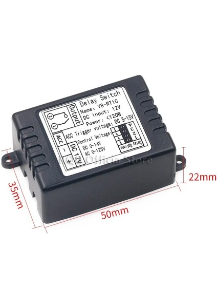 RT1M 12V Zaman Geciktirme Rölesi Modülü, Açma Gecikme Anahtar Modülü, Araç Modifikasyonu, Tek Çipli Kontrol Süresi Isteğe Bağlı (Yurt Dışından) modelleri