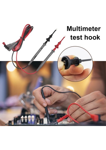 2 Adet Multimetre Prob Kanca 4mm Dişli Soket Smd Ic Kelepçe Bahar Hasar Testi Yaldız Dişli Teleskopik Esnek Prob El Aletleri (Yurt Dışından) fırsatları