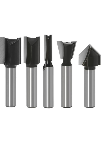 No5 1 Adet 8mm Shank Ahşap Freze Ucu Düz Uç Freze Düzeltici Temizleme Gömme Trim Köşe Yuvarlak Koy Kutusu Uçları Araçları Freze Kesici (Yurt Dışından)