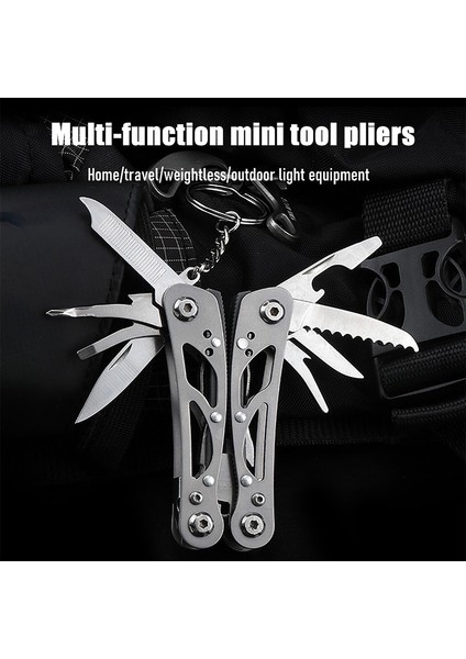 Gümüş 13 In 1 Çok Aracı Pense Tel Stripper 420 Paslanmaz Çelik Katlanır Pense Açık Kamp Çok Amaçlı Taşınabilir Katlanır Cep Pense (Yurt Dışından) fiyatları