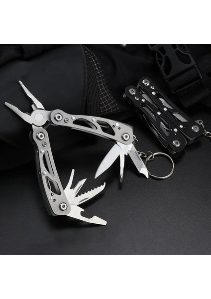 Gümüş 13 In 1 Çok Aracı Pense Tel Stripper 420 Paslanmaz Çelik Katlanır Pense Açık Kamp Çok Amaçlı Taşınabilir Katlanır Cep Pense (Yurt Dışından) modelleri