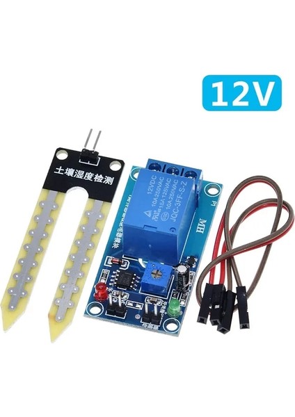 12V Toprak Rölesi Tzt Kapasitif Toprak Nemi Sensörü Modülü / Toprak Nemi Dijital Ekran Röle Kontrol Modülü Arduino Için Otomatik Sulama (Yurt Dışından)