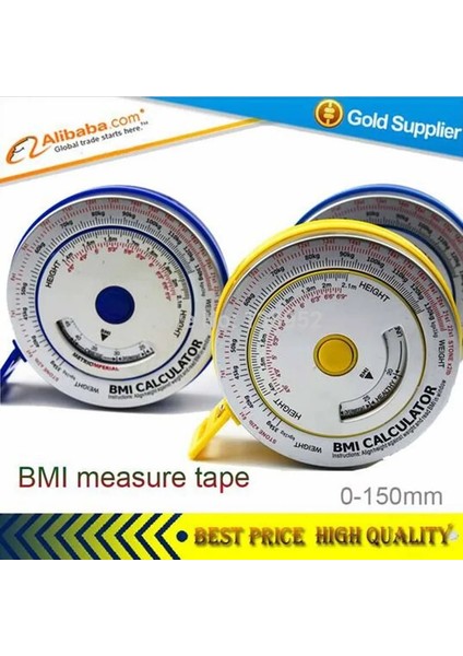Şap Mavi Bmı Şerit Metre Bmı Hesaplayıcı Sağlık Mezura Kütle Indeksi Geri Çekilebilir (Yurt Dışından) fiyatları