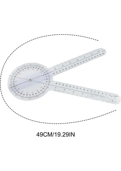 Gonyometre Medikal Cetvel Gonyometresi 12 Inç Mesleki Fiziksel Iletki Gonyometresi 360 Derece Vücut Ölçüm Bandı (Yurt Dışından) fırsatları