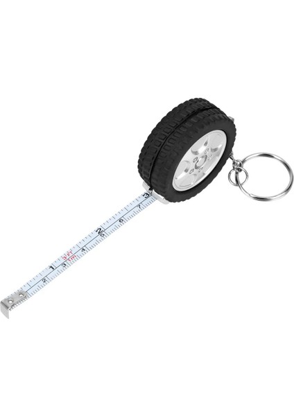 Mini Dıywork Mini Geri Çekilebilir Mezura Santimetre/ayak 1 M Lastik Şekli Anahtarlık Cetvel Dikiş Aracı Seyahat Kamp Için (Yurt Dışından)