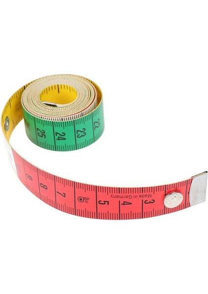 1 Adet 150 Cm/60 "vücut Ölçüm Cetveli Dikiş Terzi Mezura Yumuşak Düz Dikiş Cetvel Metre Dikiş Ölçüm Bandı Rastgele Renk (Yurt Dışından)