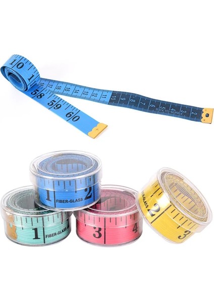 1 Adet 150 Cm/60 "vücut Ölçüm Cetveli Dikiş Terzi Mezura Yumuşak Düz Dikiş Cetvel Metre Dikiş Ölçüm Bandı Rastgele Renk (Yurt Dışından) fiyatları