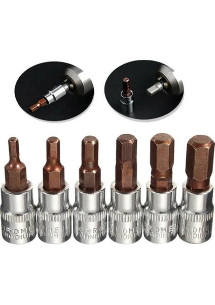 H5 Sürücü Lokma Seti Soket Anahtarı Soket Adaptörü 1/4 "altıgen Başlı Tornavida Bit El Aletleri H3 H4 H5 H6 H7 H8 (Yurt Dışından)