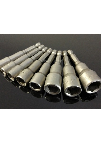11MM 1 Adet 14 Boyutları 6-19 mm Manyetik Altıgen Kol/soket Nozulları Somun Anahtarı Seti Altıgen Tornavida Adaptörü 1/4 "hex Shank Güç El Aletleri (Yurt Dışından)