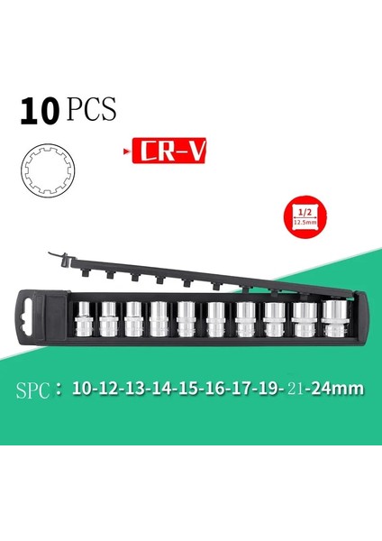 1 Adet-8mm 12 Nokta Diş Cırcır Soket Kafası 1/2 Inç Sürücü Evrensel Socke Seti Metrik Torx Anahtar Soket Çeşitli Modeller Için Somun Temizleme Aracı (Yurt Dışından) fiyatları
