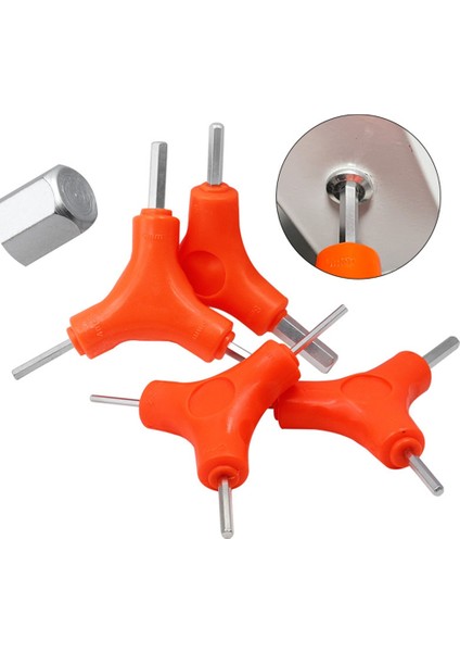 2.5-3-4mm 1 Adet Altıgen Bisiklet Anahtarı 2.5-6mm Altıgen Tornavida Mini Taşınabilir Bakım Aracı Bisiklet Edc Cr-V Garaj Üçgen Araçları Dıy (Yurt Dışından)