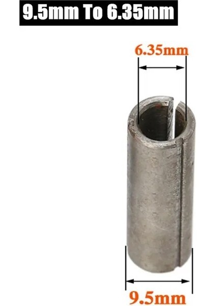 9.5 Ila 6.35 Yüksek Hassasiyetli Adaptör Pens Şaft Cnc Router Aracı Adaptörleri Tutucu Evrensel Gravür Kol Bağlı Pens Adaptör Araçları (Yurt Dışından)