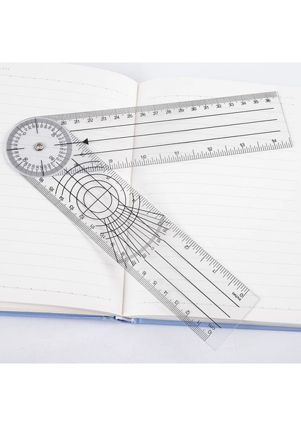 Sarı 1 Adet Pro Çok Cetvel 360 Derece Gonyometre Açısı Tıbbi Omurga Açısı Inklinometre Cetvel Iletki Açı Bulucu Ölçme Aracı (Yurt Dışından) indirimleri