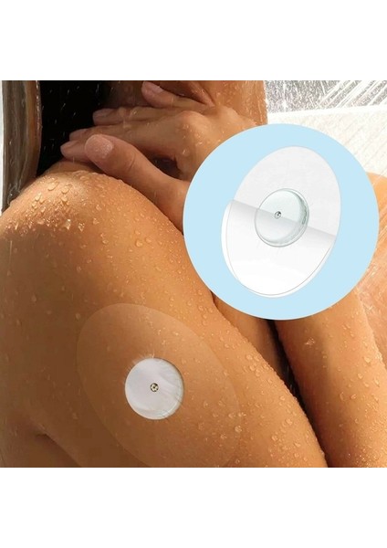 25 Oval Şeffaf Serbest Stil Yapışkanlı Yamalar Oval Şeffaf Bandajlar 4 1/2 "x 3 1/5 Açık Spor Yama Fixic Için Taşınabilir Sabit Sensör (Yurt Dışından)