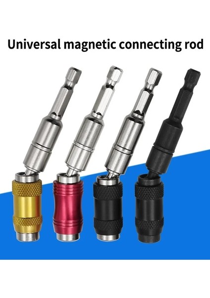 10 Adet 1 Takım 1/4 "altıgen Manyetik Vida Matkap Ucu Hızlı Değişim Kilitleme Bit Tutucu Matkap Vida Aracı Sürücü Kılavuzu Matkap Ucu Uzatma Çubuğu (Yurt Dışından)
