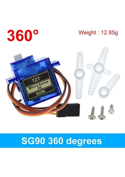 SG90 360 Derece SG90 SG02R MG90S MG995 MG996 Servo Metal Dişli Model Helikopter Tekne Arduino Uno Dıy Mekanik Kol MG946R MG945R MG996R (Yurt Dışından)