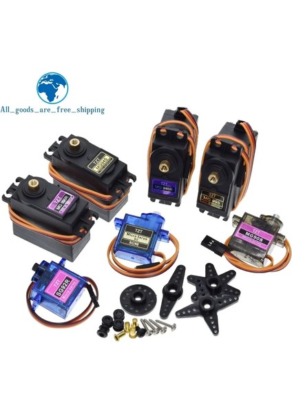 SG90 360 Derece SG90 SG02R MG90S MG995 MG996 Servo Metal Dişli Model Helikopter Tekne Arduino Uno Dıy Mekanik Kol MG946R MG945R MG996R (Yurt Dışından)